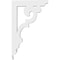 Ekena Millwork Preston Architectural Grade PVC Bracket, 5/8"W X 5 1/2"D X 9"H BKTP01X05X09PR - alternate 2